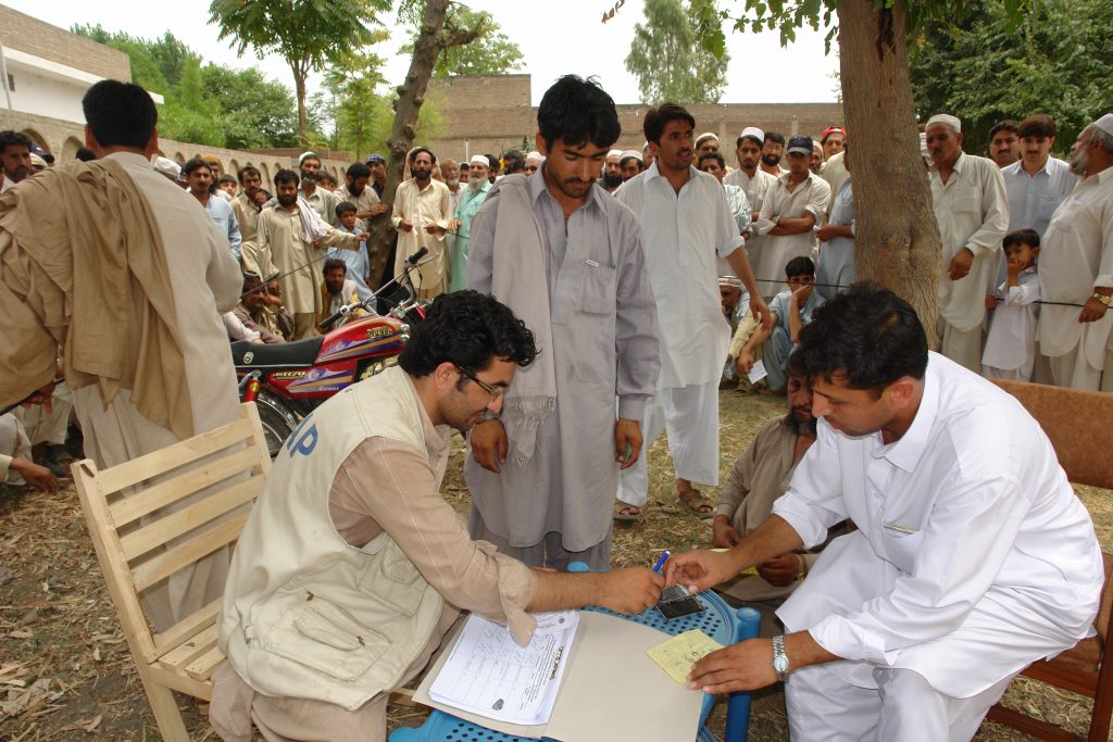 Hyginene Kits and NFI Distribution among IDPs Buner and Swat