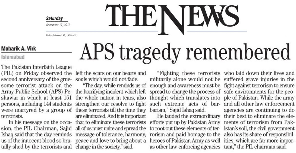 APS tragedy remembered