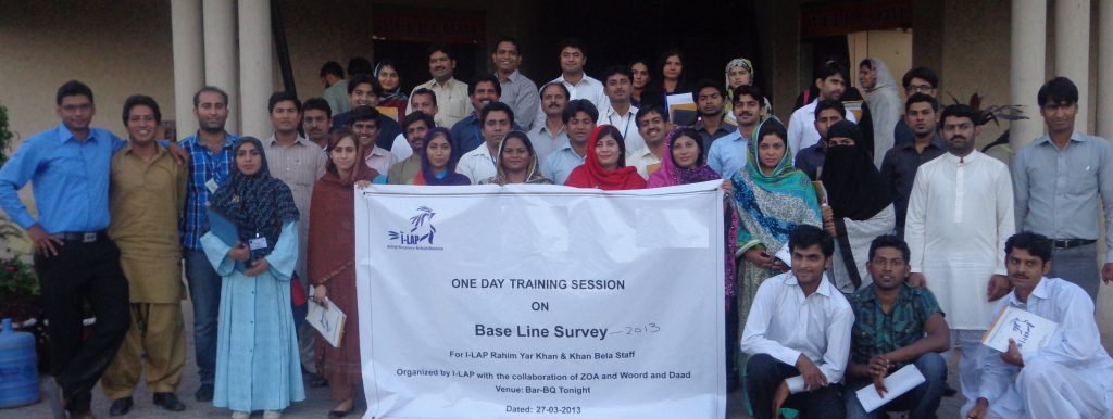 Base Line Survey Training in Rahim Yar Khan 2013