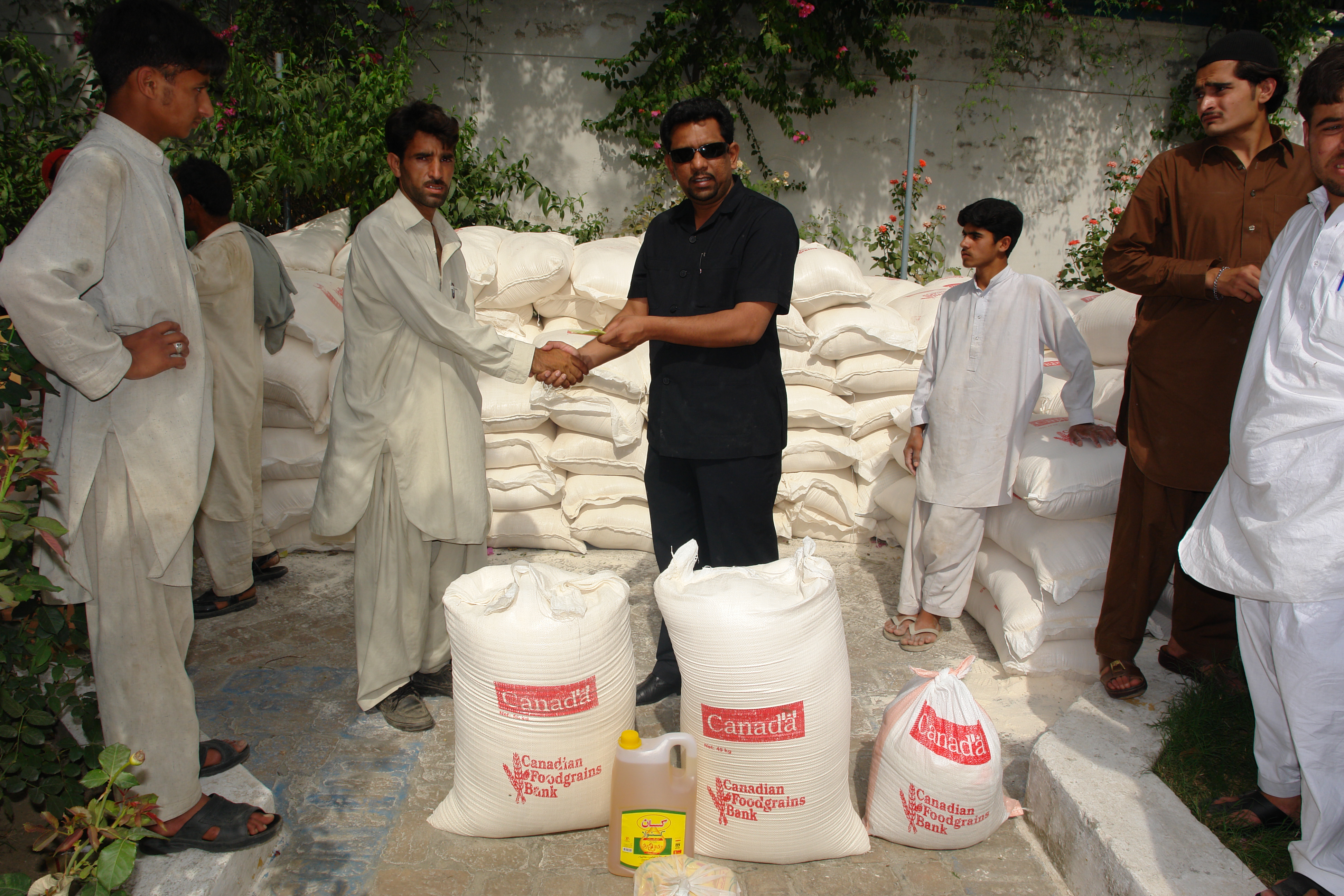 Distribution of Food Packages among IDPs Buner and Swat 2009