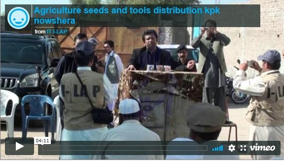 Agriculture seeds and tools distribution Nowshera