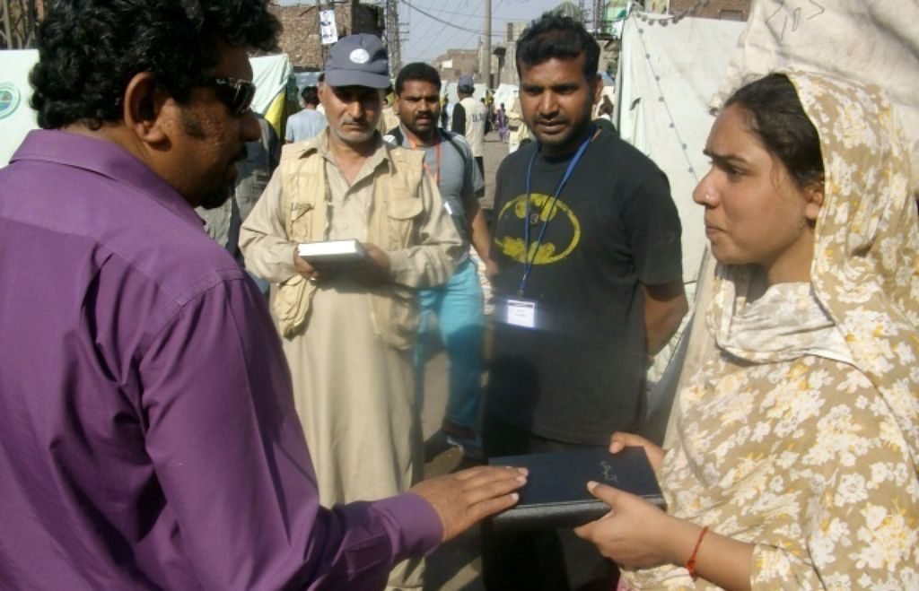 Distribution of Bibles- Badami Bagh Incident Lahore