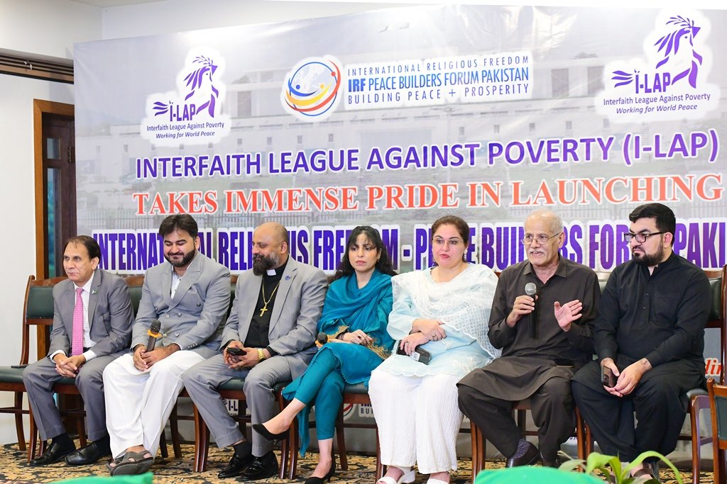 Panelists at the IRF-PBF Pakistan launch