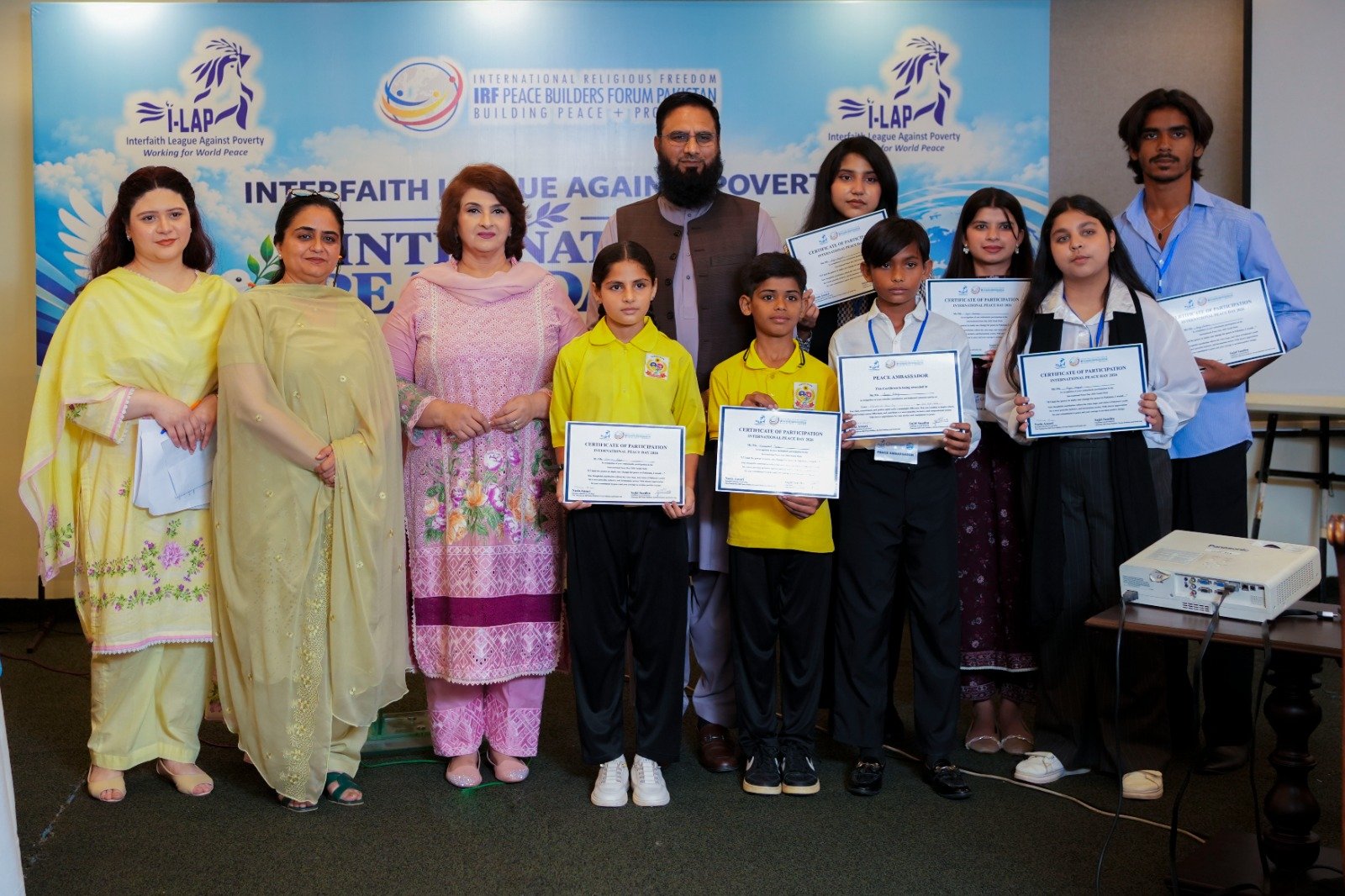 Celebrating Peace Day with Young Leader